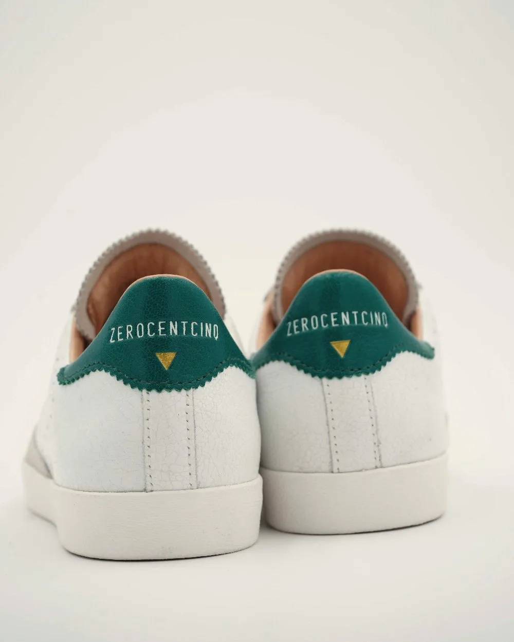 Sc01 White Green Chunky Sneakers