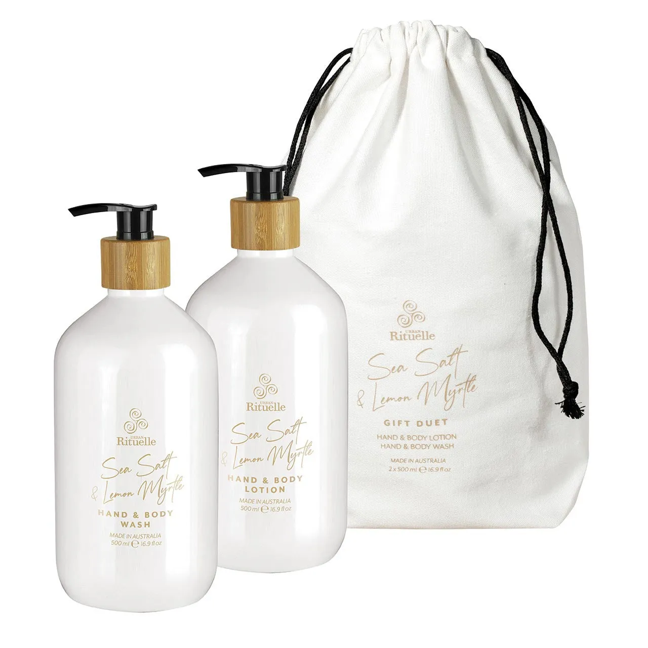 Sea Salt & Lemon Myrtle Gift Set Duet