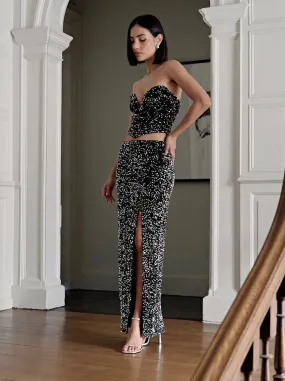 Sequin Co-ord Set by Halsey.