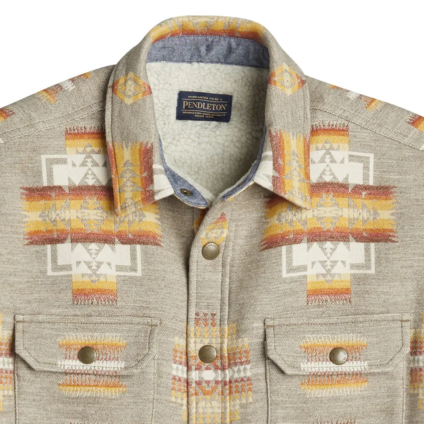 Sherpa Lined Shirt Jacket - Chief Joseph Tan