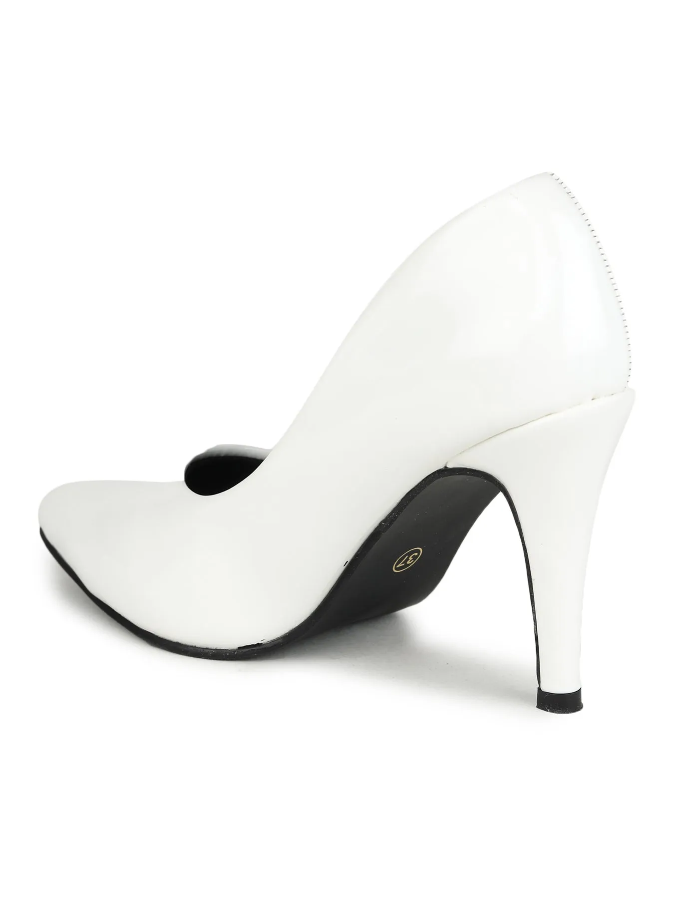 Shezone White Women Heels