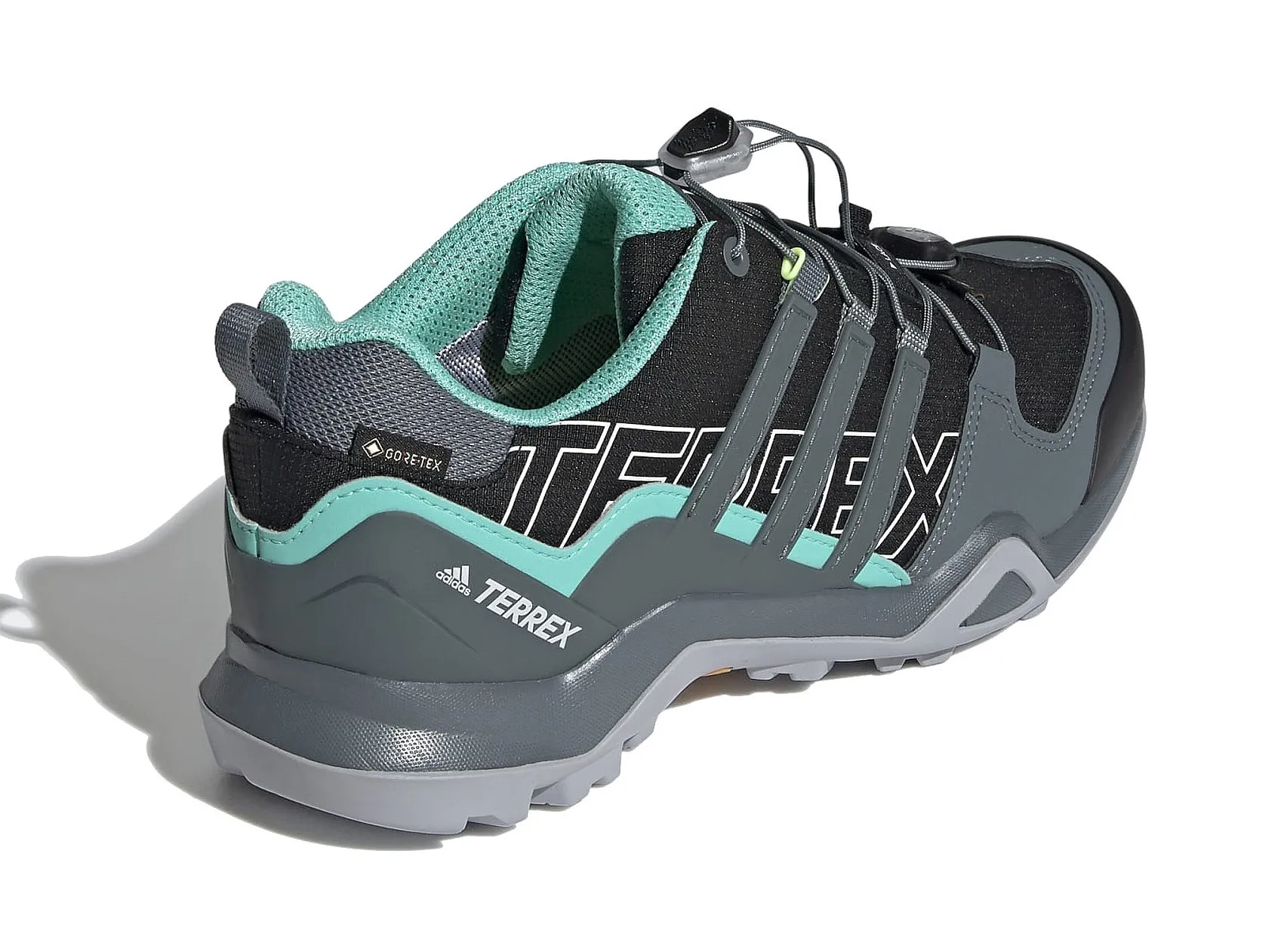 shoes adidas Performance Terrex Swift R2 GTX W - Core Black/Blue Oxide/Acid Mint - women´s