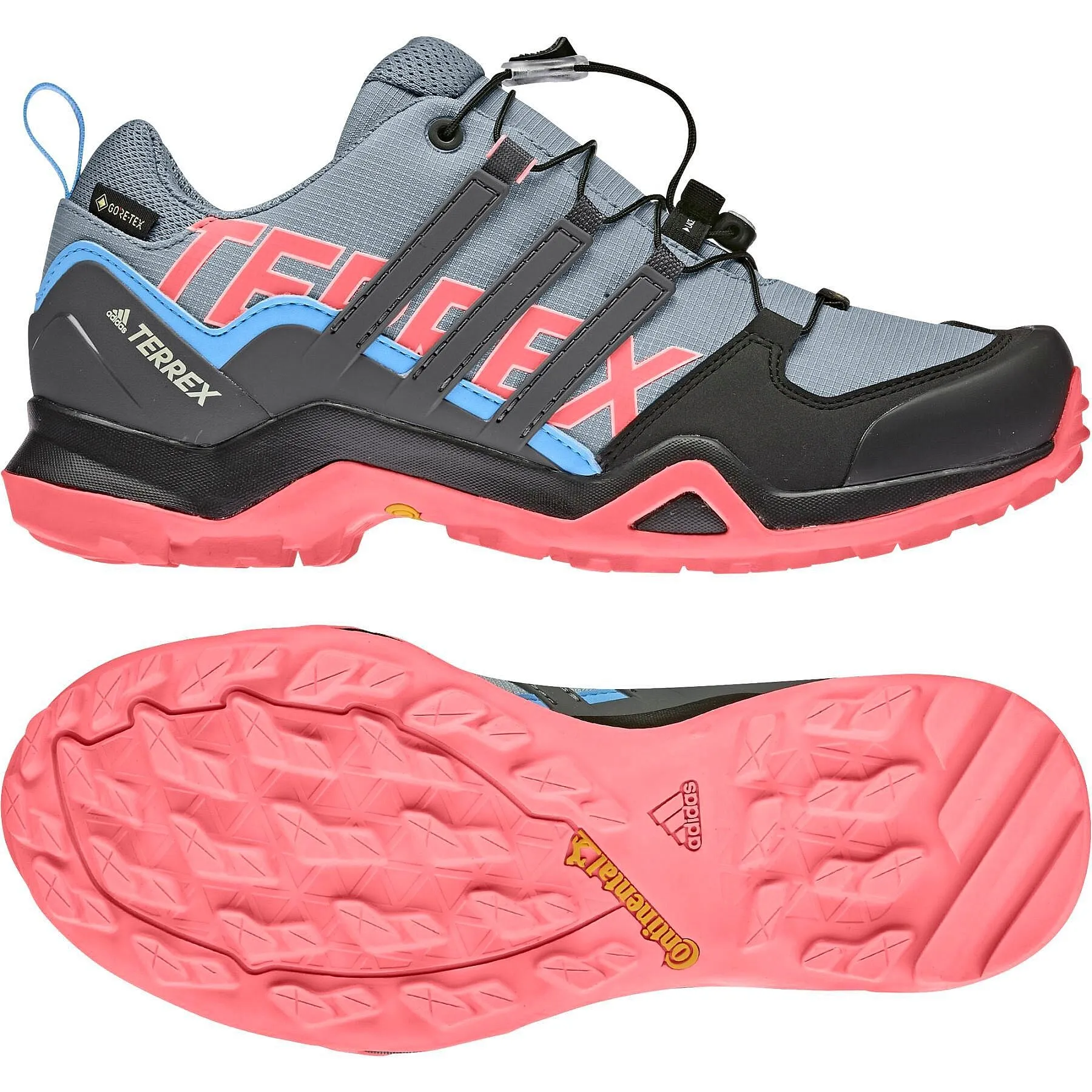 shoes adidas Performance Terrex Swift R2 GTX W - Magic Grey/Grey Five/Acid Red - women´s