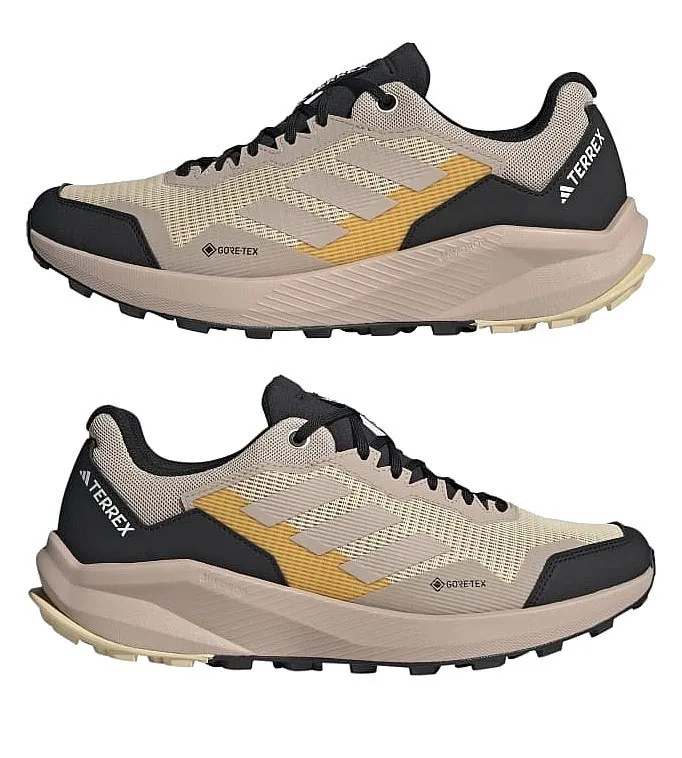 shoes adidas Performance Terrex Trail Rider GTX - Magic Beige/Wonder Taupe/Solar Gold - men´s