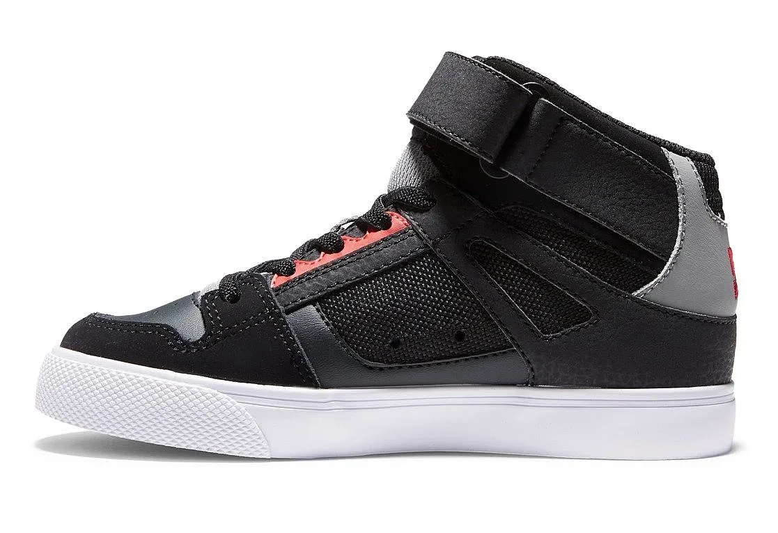 shoes DC Pure High-Top EV - XKRK/Black/Red/Black - unisex junior