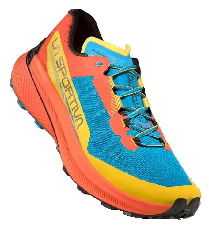 shoes La Sportiva Prodigio - Tropic Blue/Cherry Tomato - men´s