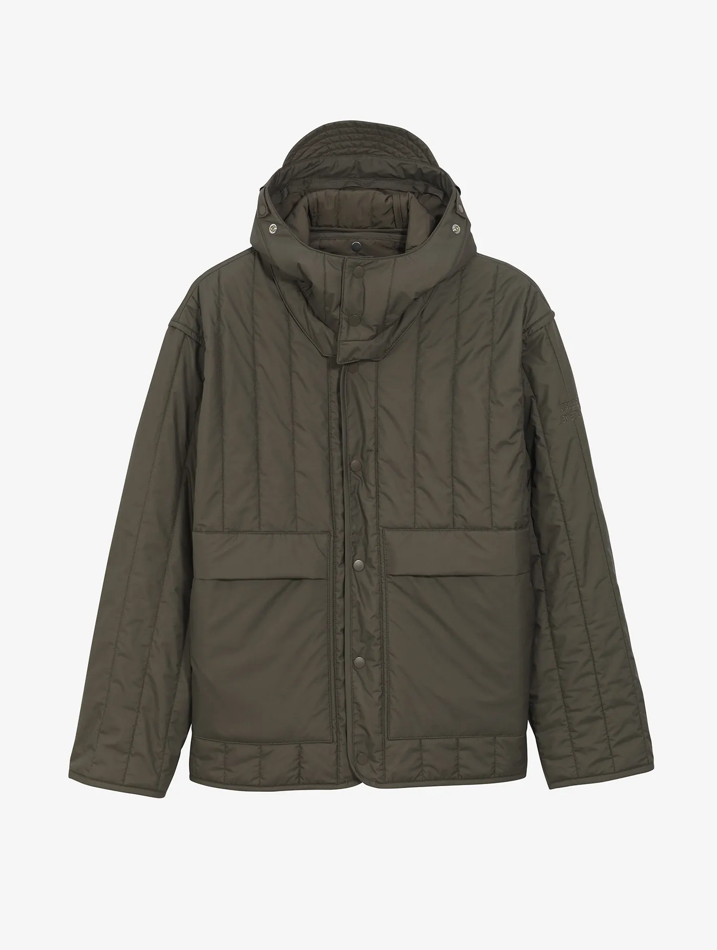 Short Gore-Tex Windstopper® Dupont Sorona® padded jacket with hood