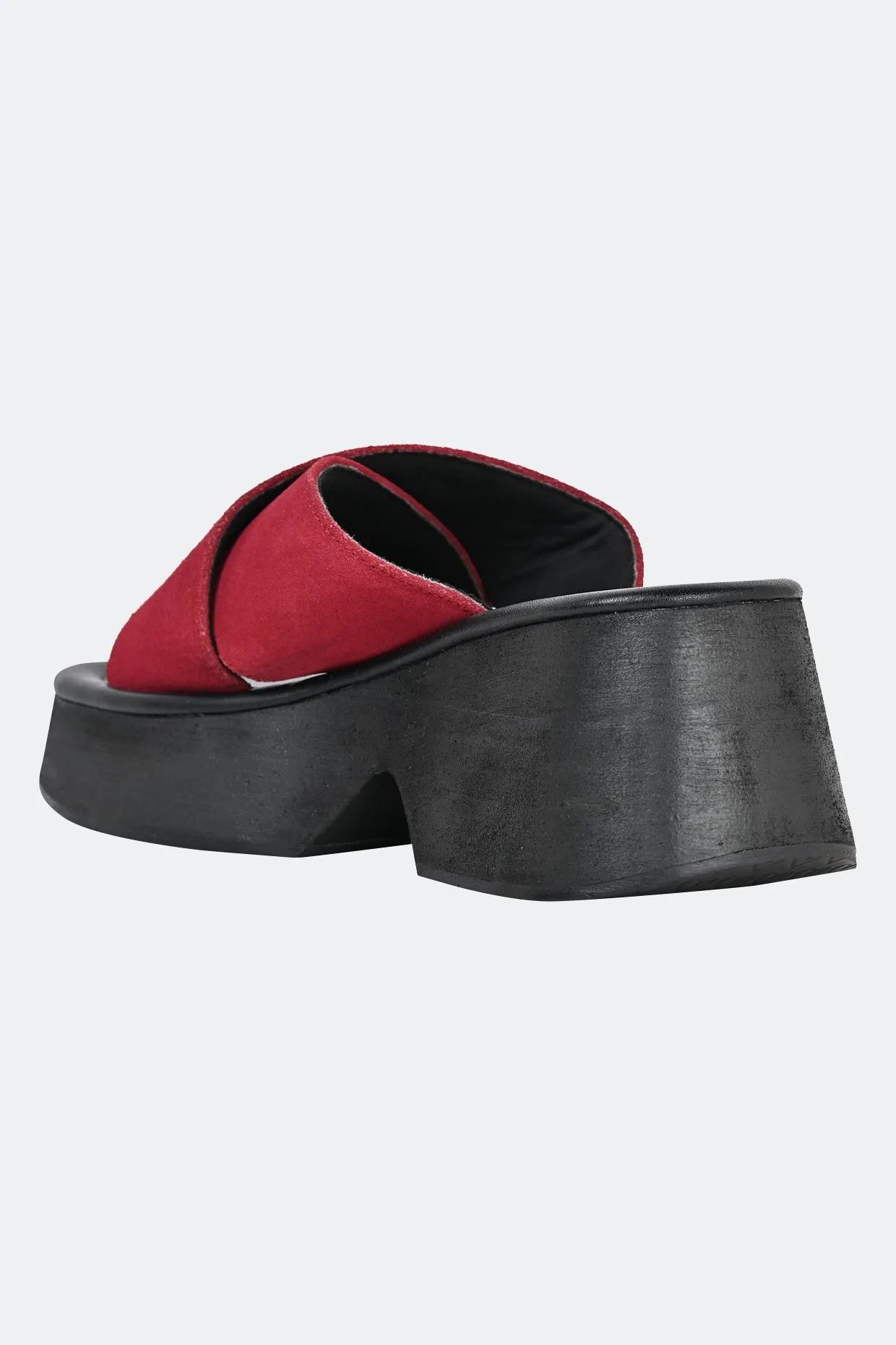 Red Siena Platform Shoes for Women