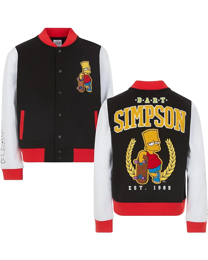 Simpsons Varsity Jacket For Sale