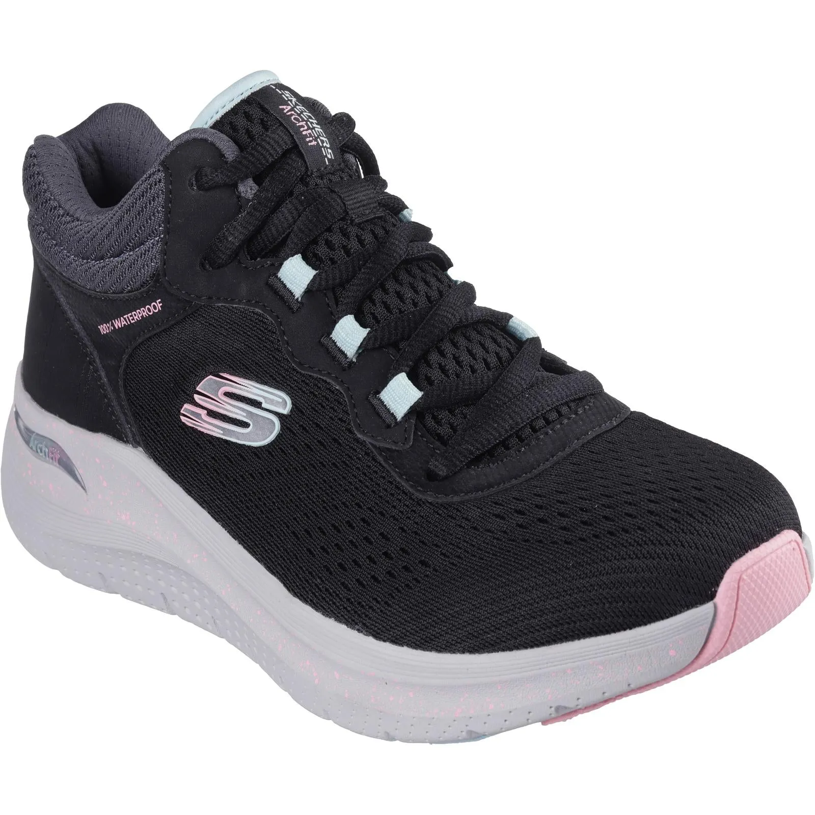 Skechers Womens Arch Fit 2.0 Waterproof Memory Foam Trainers