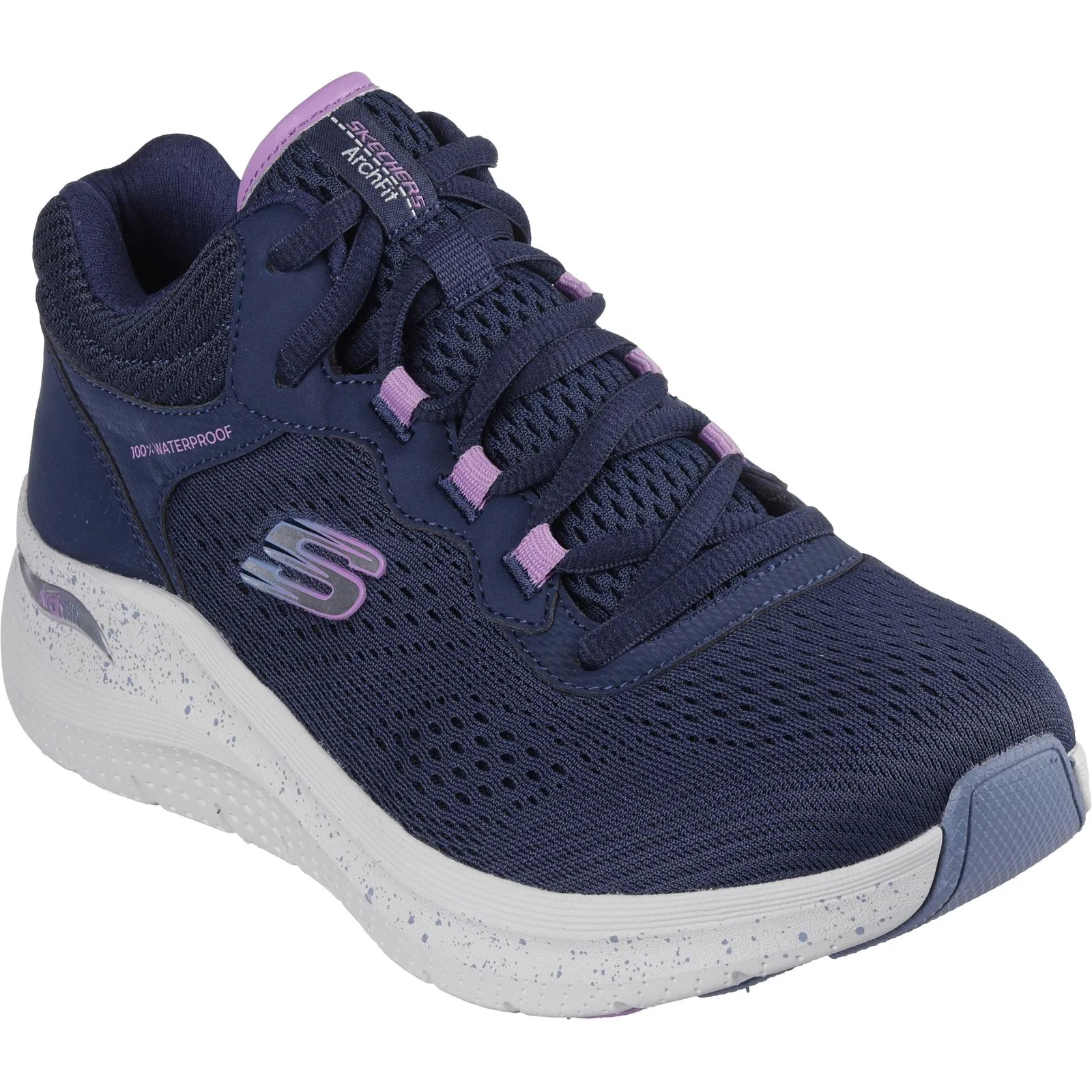 Skechers Womens Arch Fit 2.0 Waterproof Memory Foam Trainers