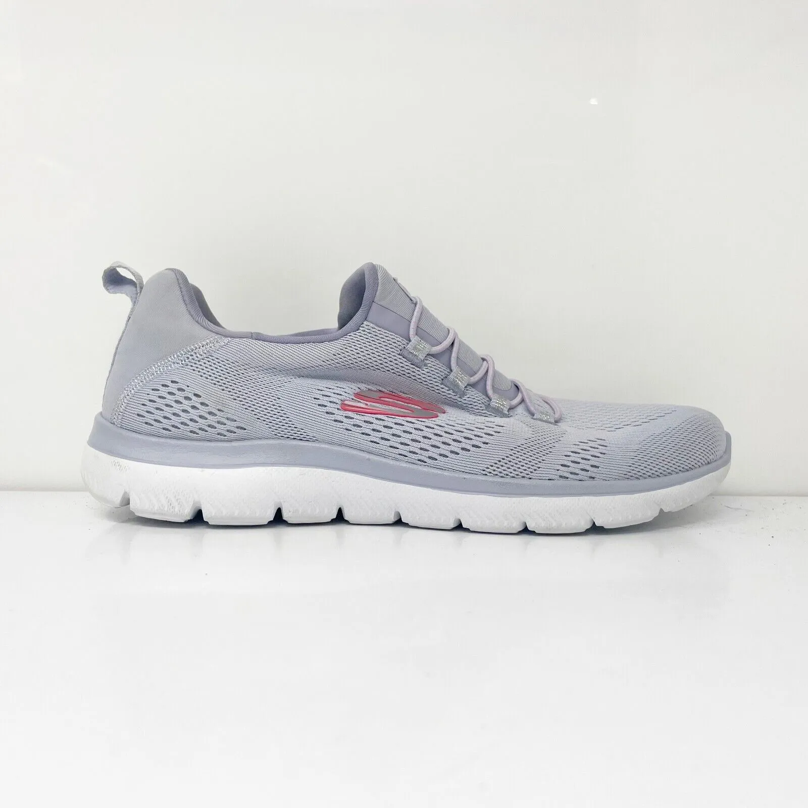 Skechers Womens Summits 149523 Gray Running Shoes Sneakers Size 8