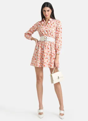 Shirtdress with Smocked Poplin Fabric