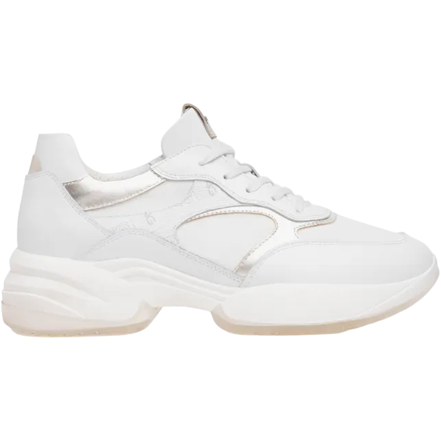 White Women's Sneakers Style Code E218024D