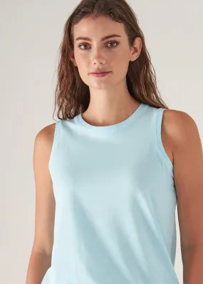 Soft Pima Cotton Stretch Boyfriend Tank Top