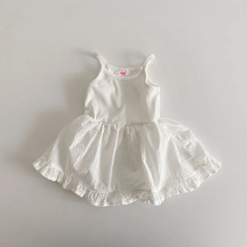 Solid Color Wholesale Dresses for Baby Girls - 24030112