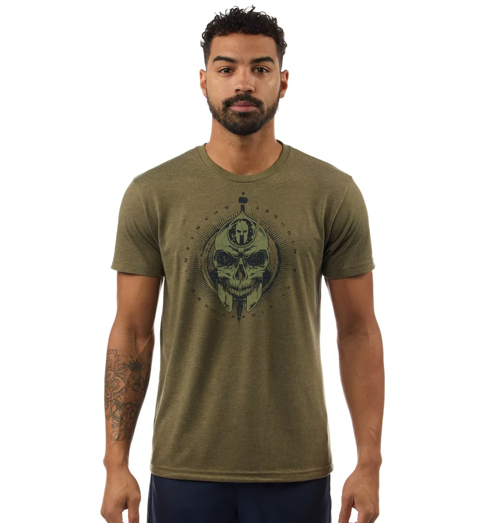 Warrior Skull Tee for Men