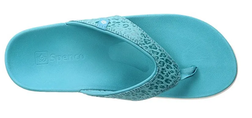 Spenco Women's Yumi Cheetah Flip Flop