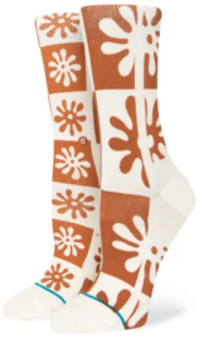 Stance Socks Womens Flower Girl Off White