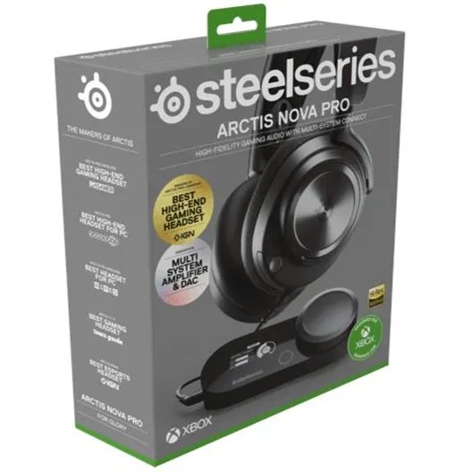 SteelSeries Nova Pro X Wired Gaming Headset with Microphone for PC XBOX - GameDAC