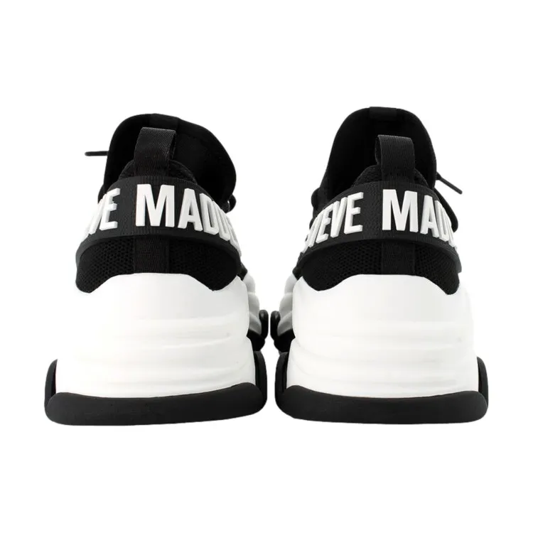 Steve Madden PROTEGE Black Lace-Up Sneakers for Women