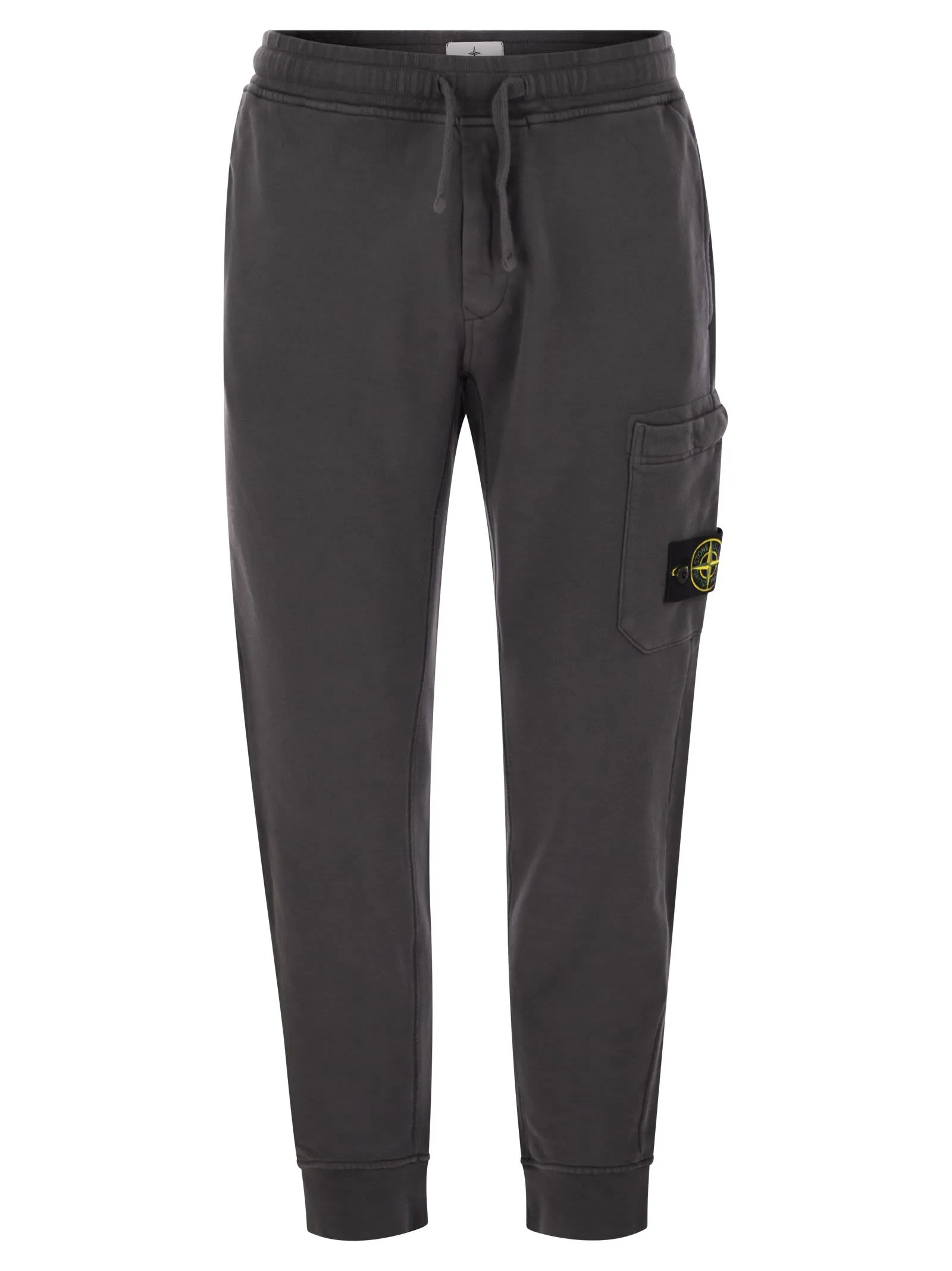 Stone Island Cotton Trousers With Drawstring