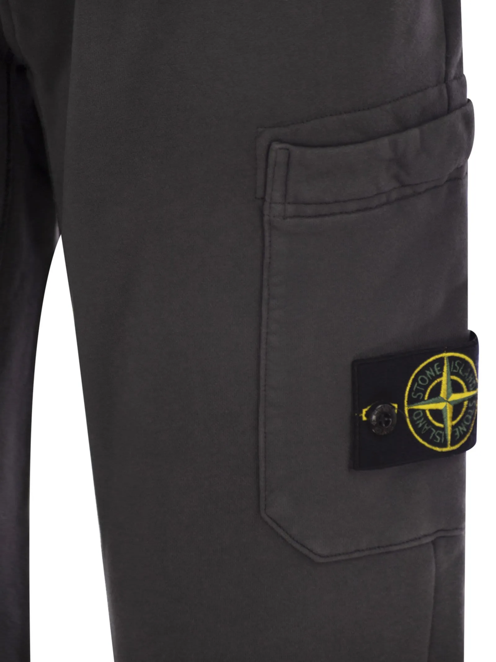 Stone Island Cotton Trousers With Drawstring