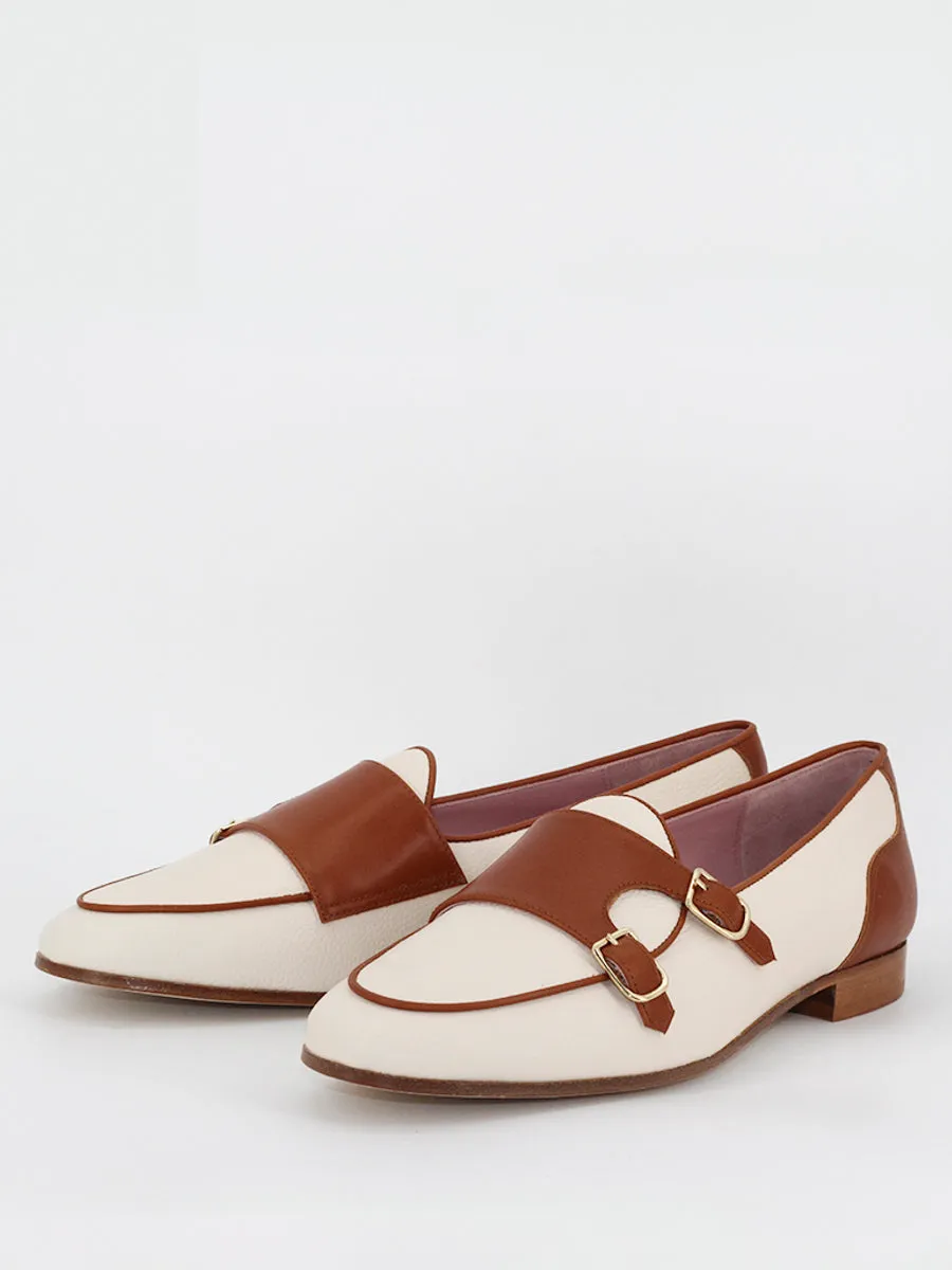 Stressa double buckle loafers.