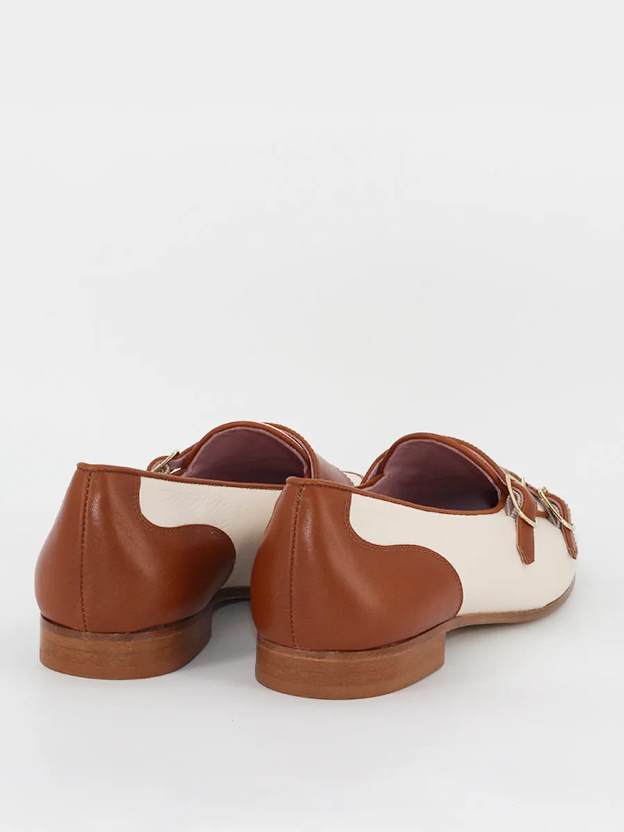 Stressa double buckle loafers.