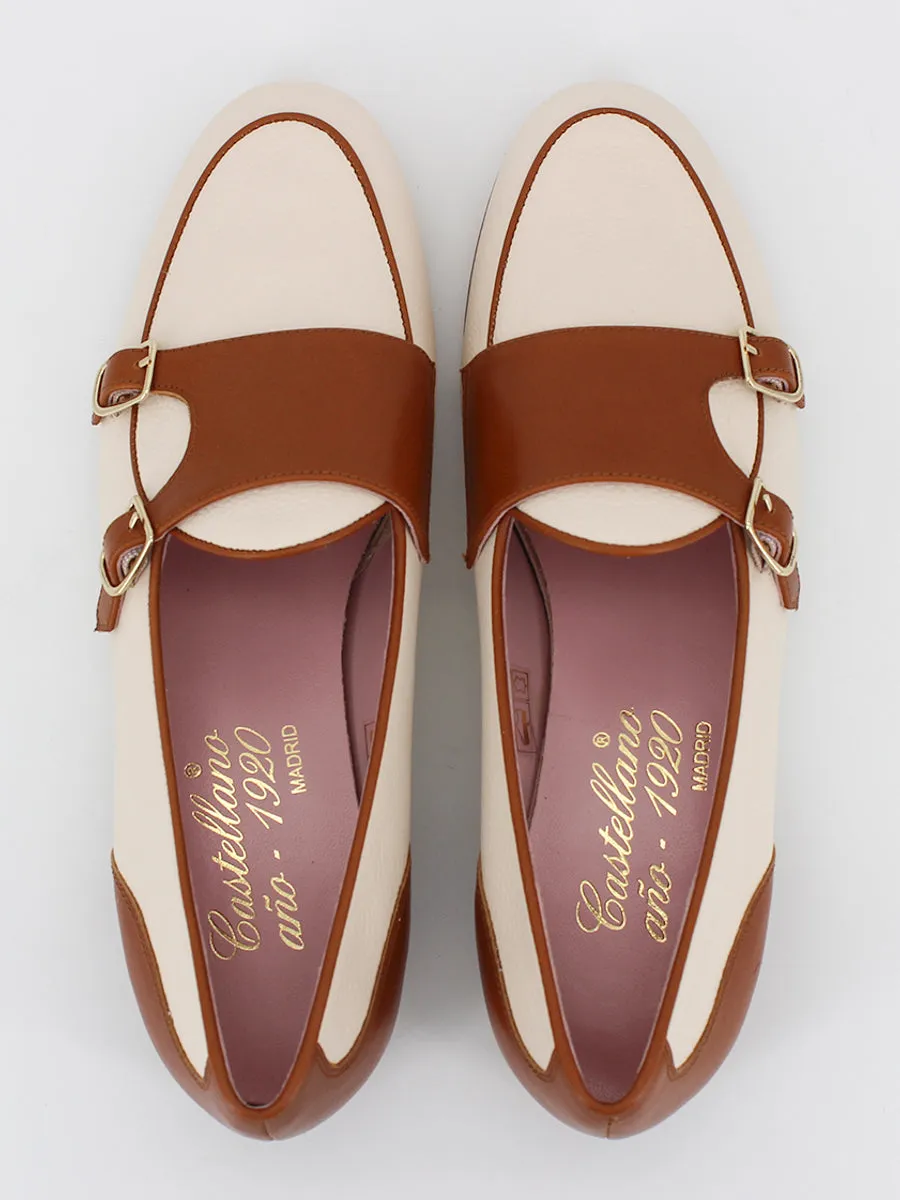 Stressa double buckle loafers.