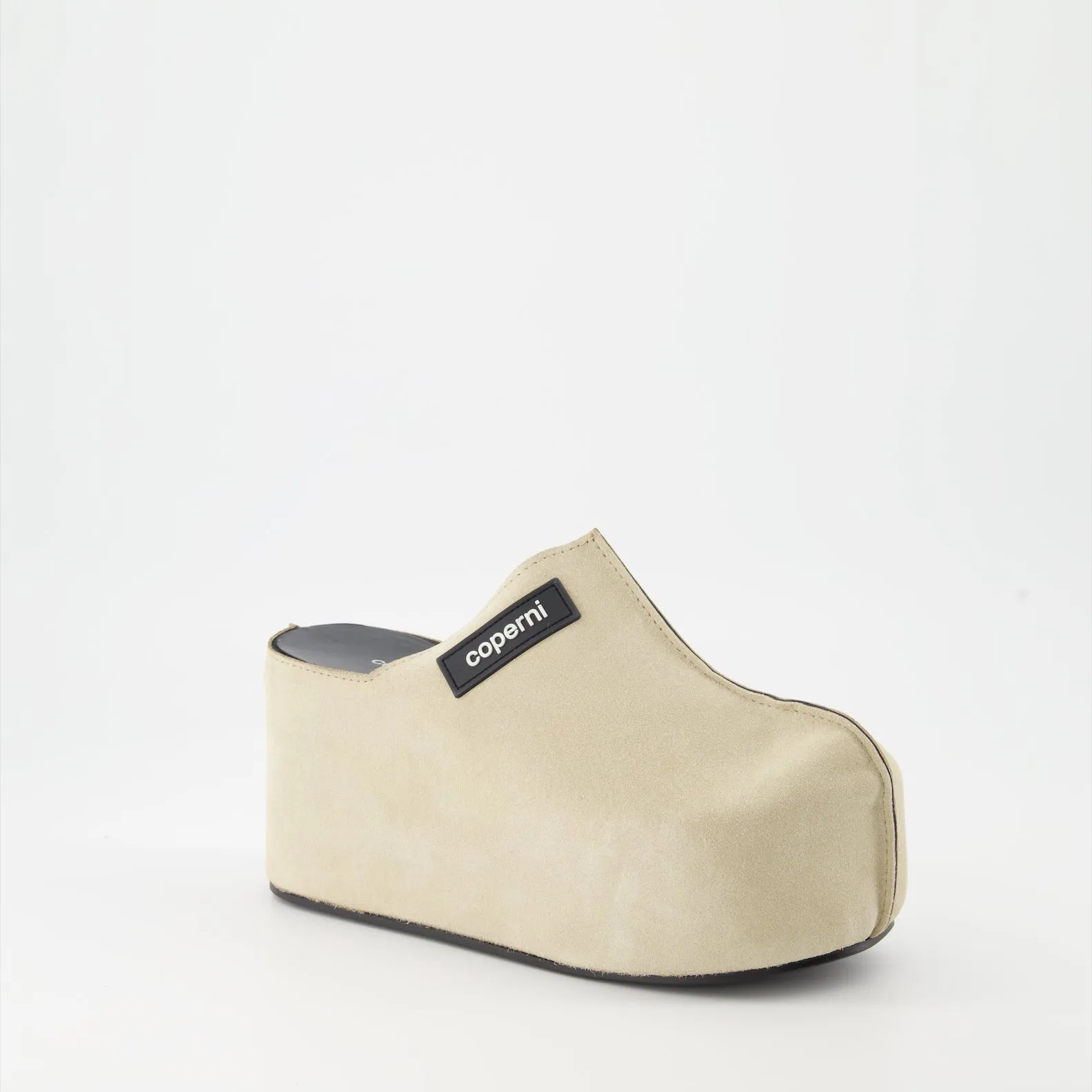 Suede Platform Mules