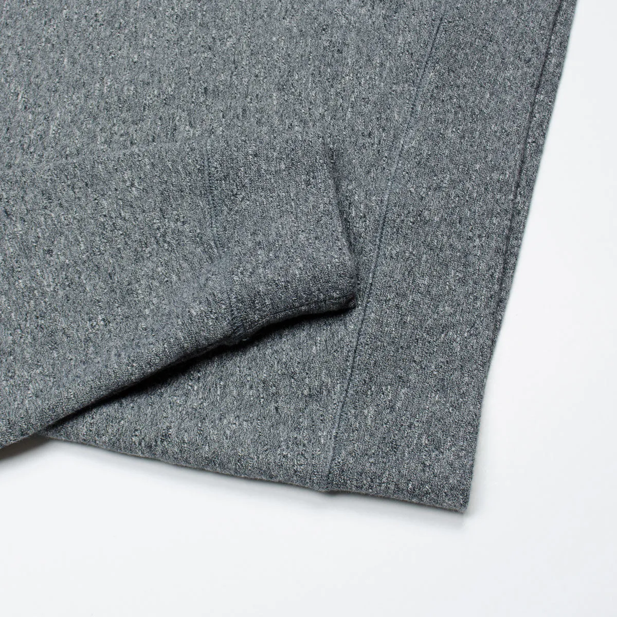 Sunspel Loopback Sweatshirt Charcoal Mouline