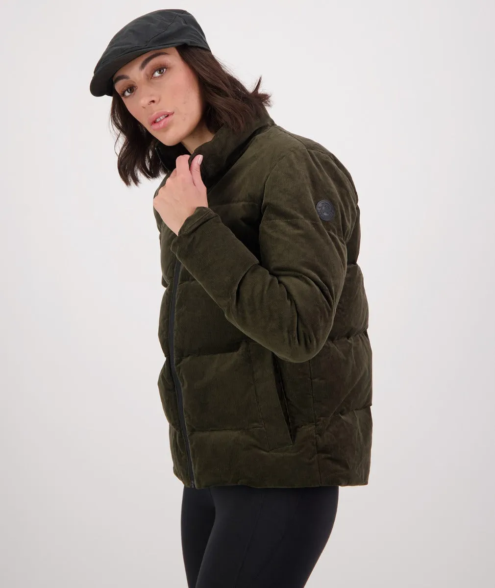 Swanndri Women's Corduroy Insulated Jacket - Olive