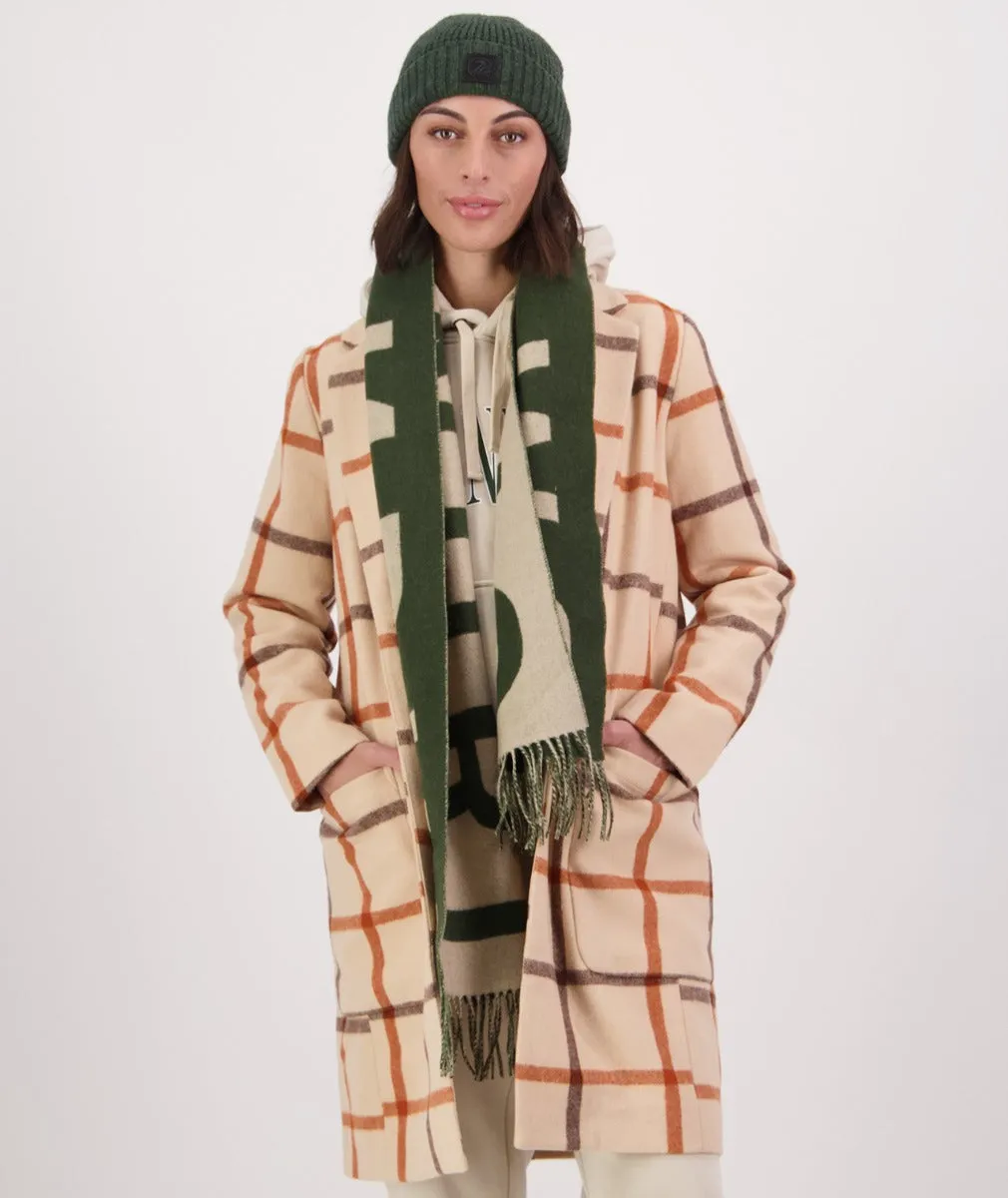 Swanndri Women's Monarch Wool Car Coat - Vintage Check | Buy Now.