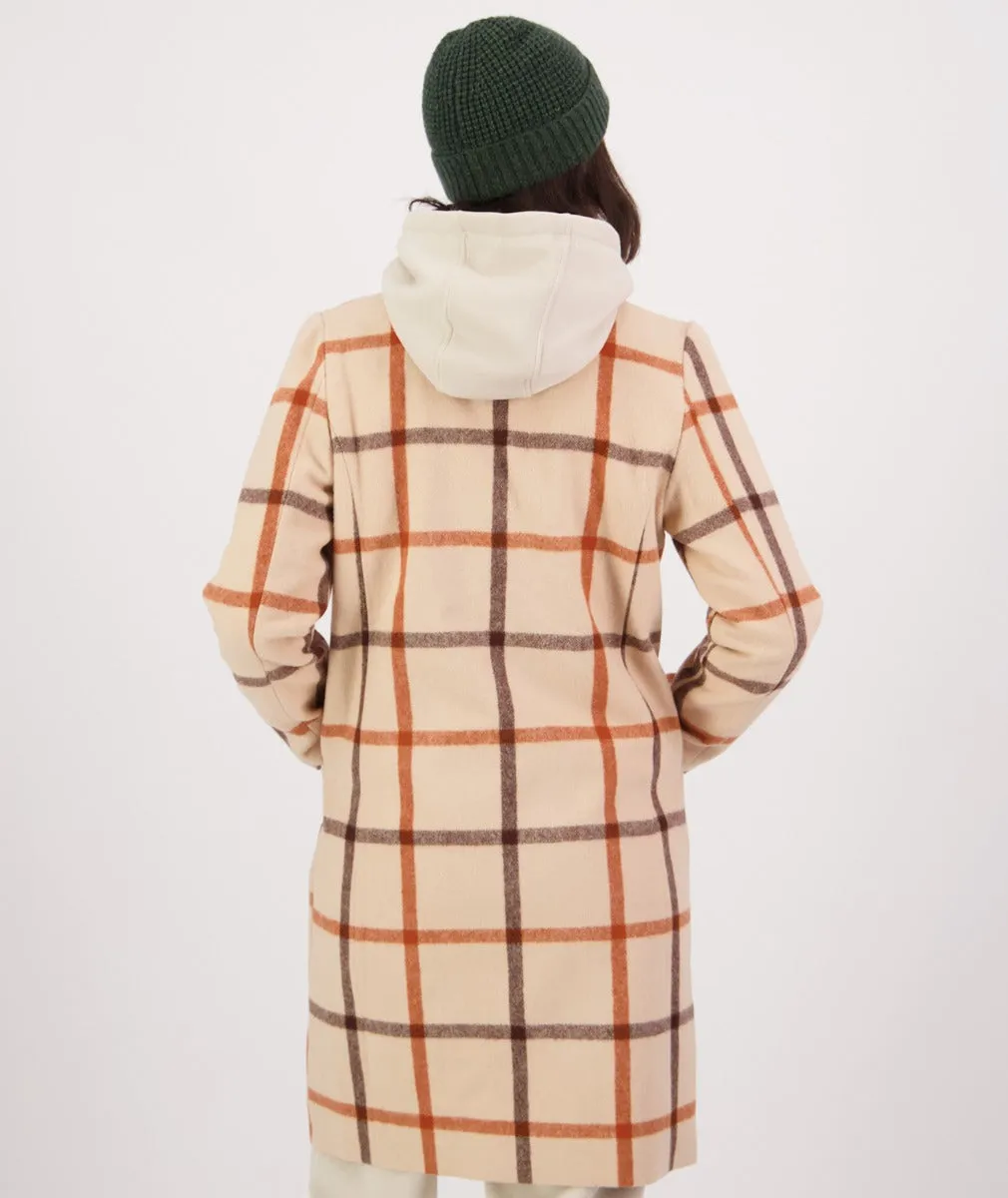 Swanndri Women's Monarch Wool Car Coat - Vintage Check | Buy Now.