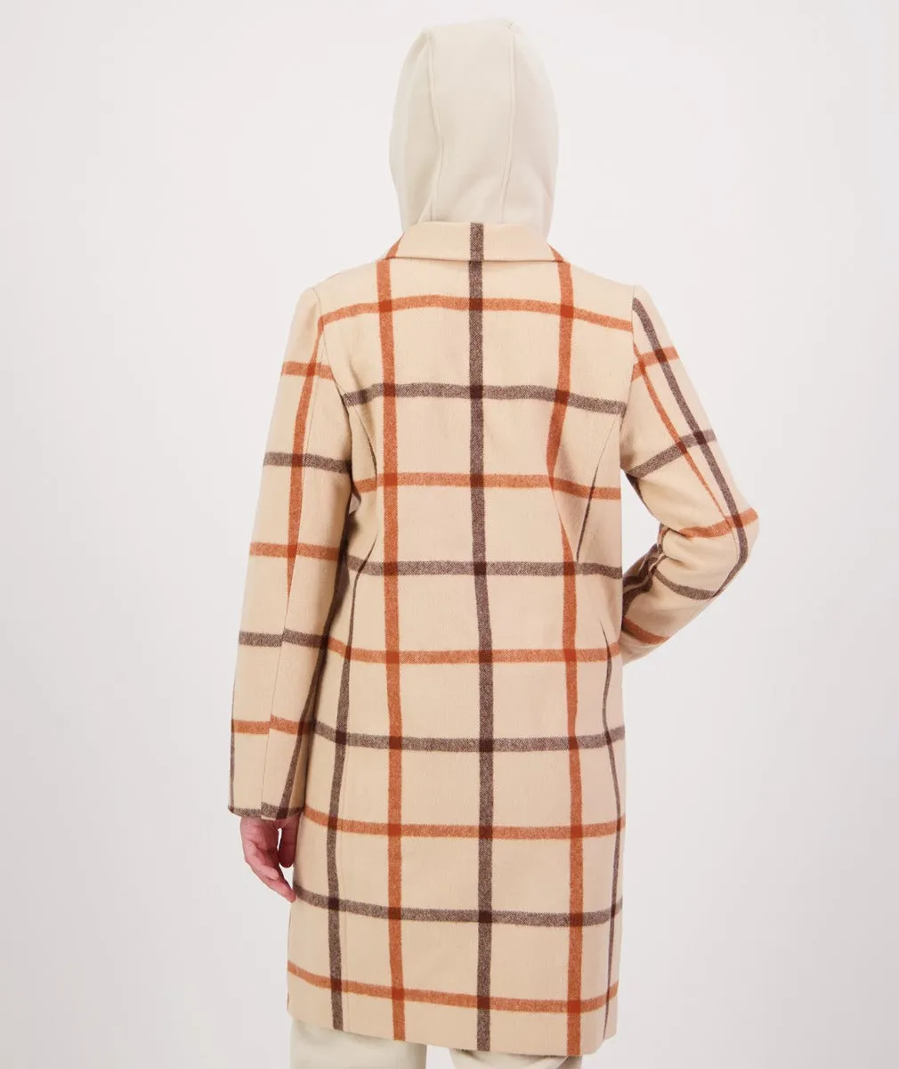 Swanndri Women's Monarch Wool Car Coat - Vintage Check | Buy Now.