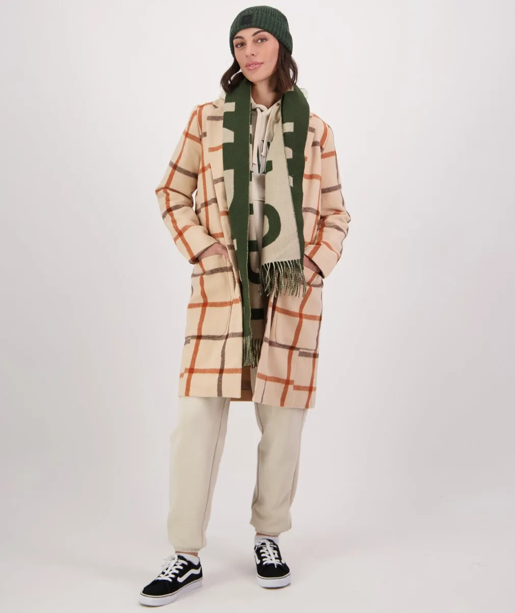 Swanndri Women's Monarch Wool Car Coat - Vintage Check | Buy Now.