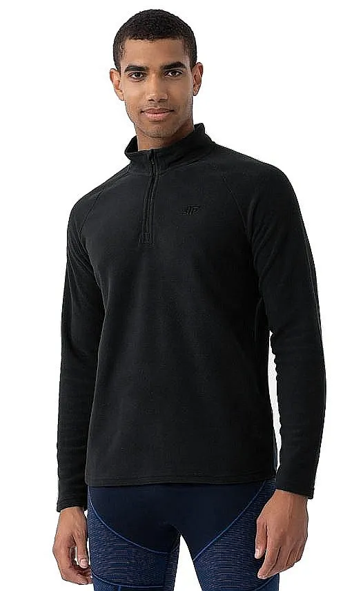 sweatshirt 4F 4FAW23UFLEM034 - 20S/Deep Black - men´s