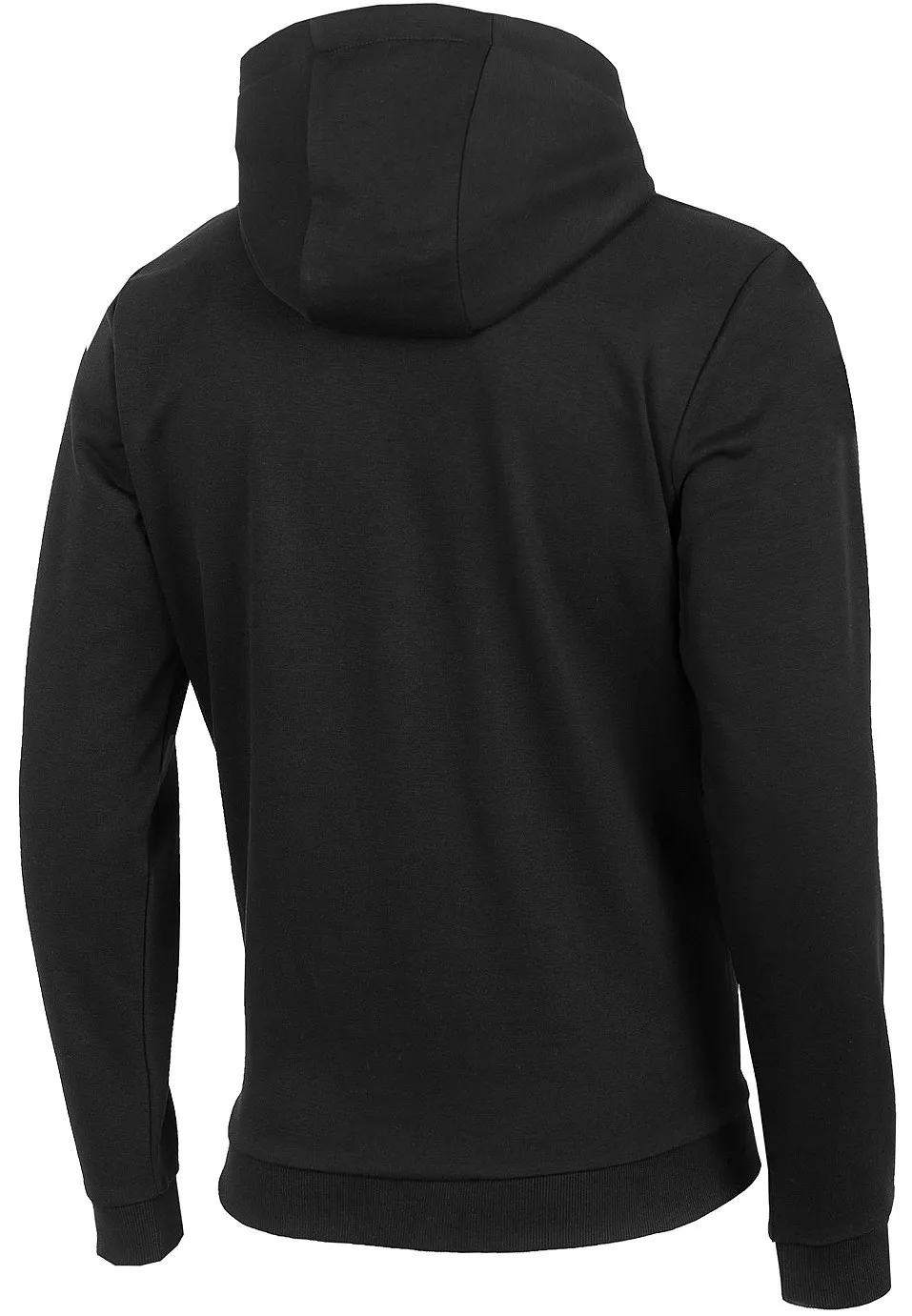 sweatshirt 4F H4Z22-BLM353 Zip - 20S/Deep Black - men´s