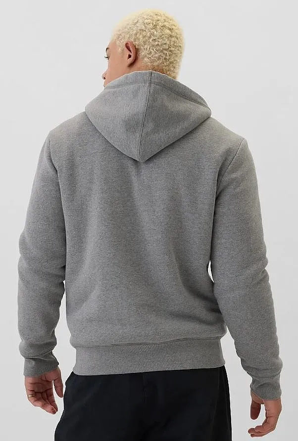 sweatshirt GAP Arch Sherpa Zip - B25 Grey Heather - men´s