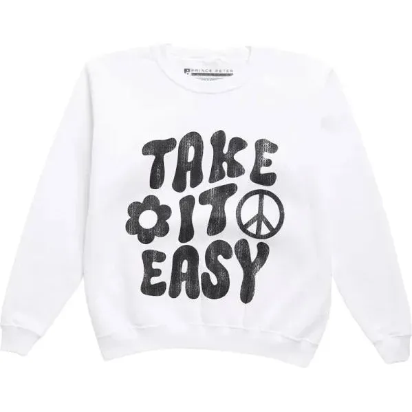 Easy Fit Crop Sweatshirt