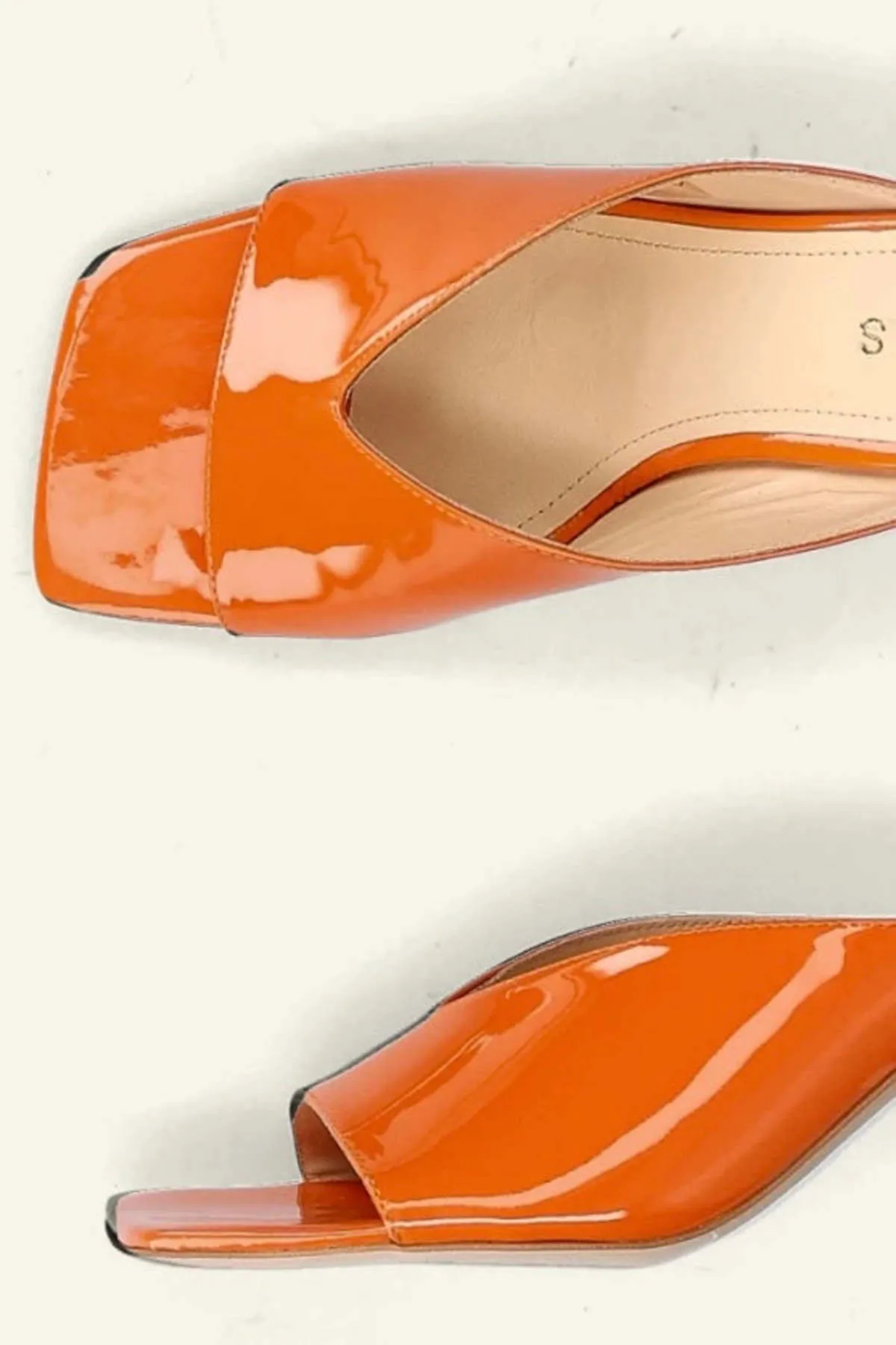 Orange Tasha Mules