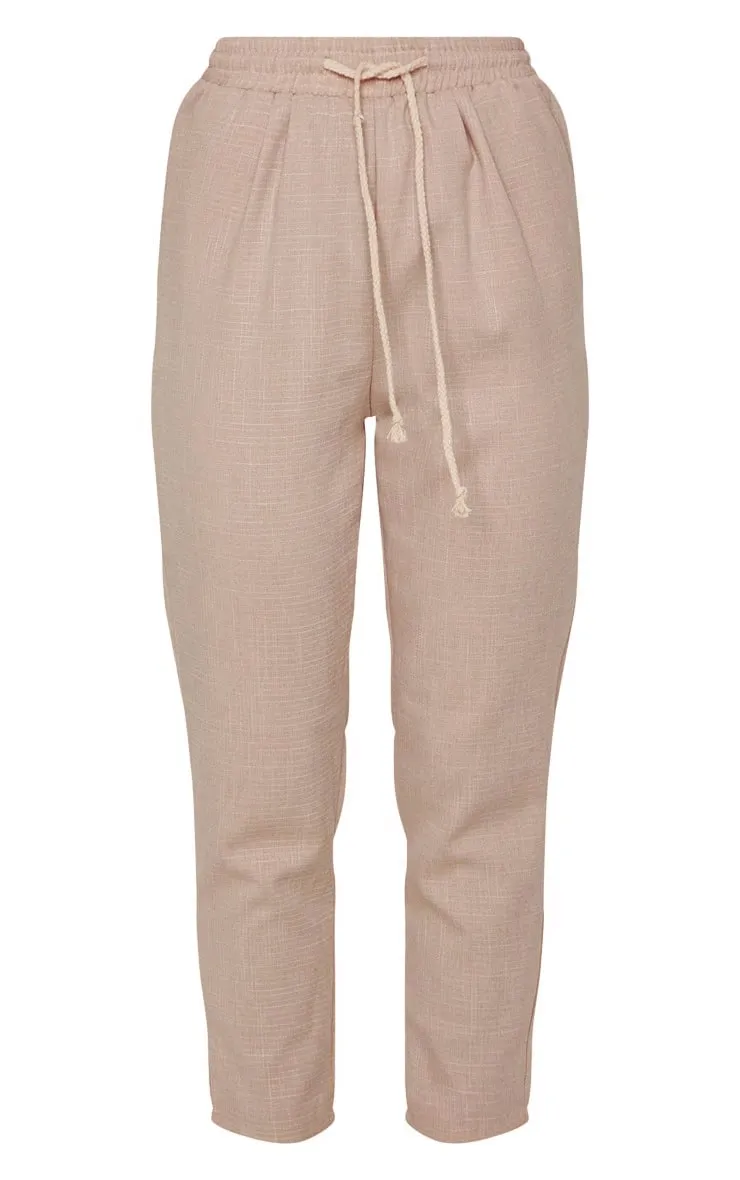 Grey Casual Pants | Taupe Diya Trousers