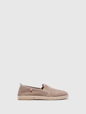 Taupe Loafers Shoes