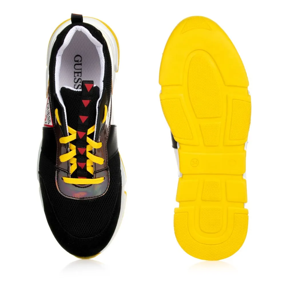 Teen Black & Yellow Trainers