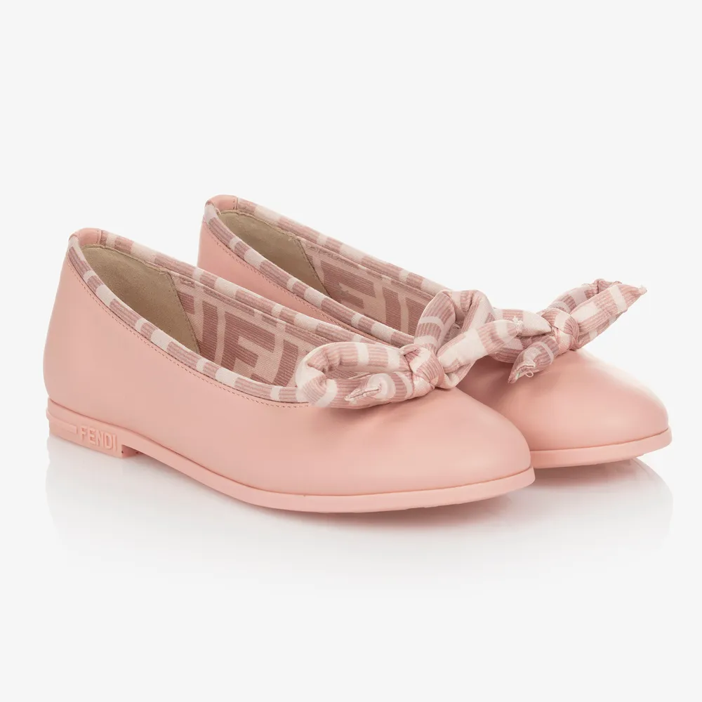 Teen Girls Pink FF Pumps