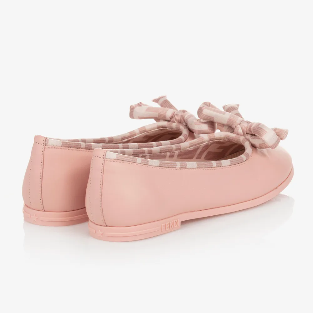 Teen Girls Pink FF Pumps