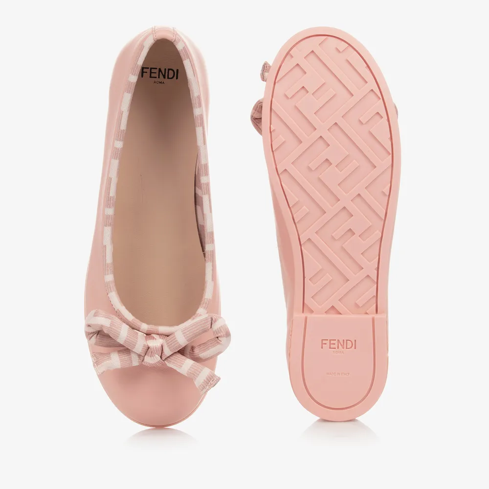 Teen Girls Pink FF Pumps