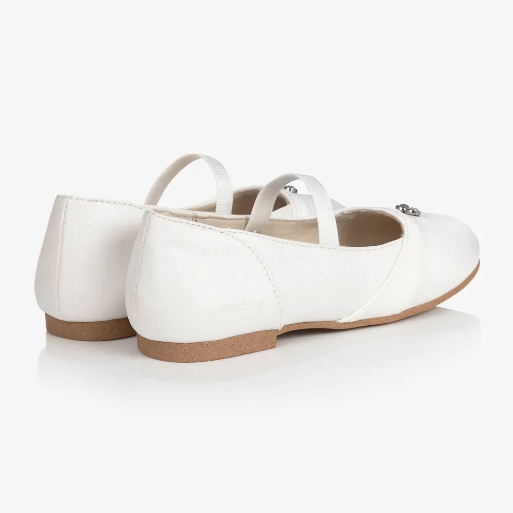 Teen Girls White Pumps