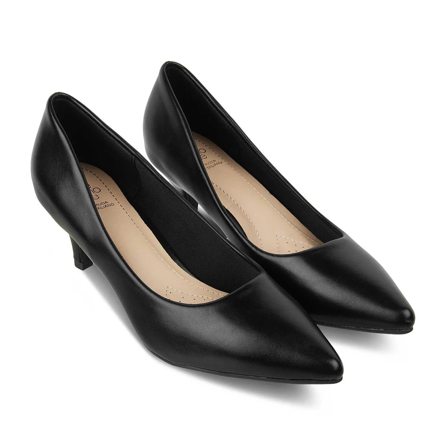 The Creet Black Women's Dress Pumps Tresmode